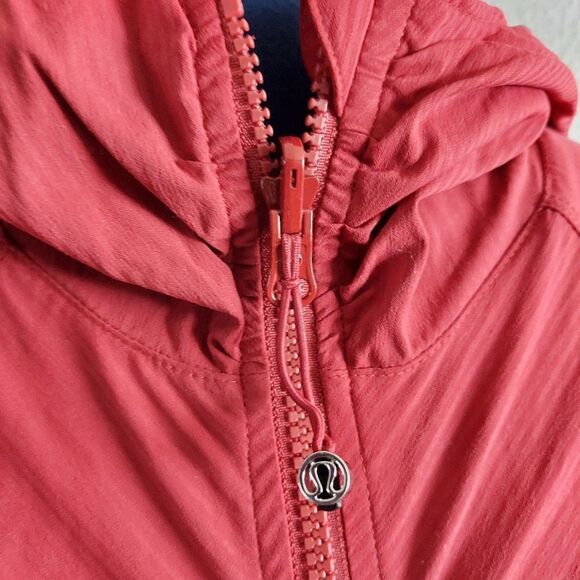 Lululemon In Flux Jacket Cranberry Reversible Size 10 - Picture 4 of 12